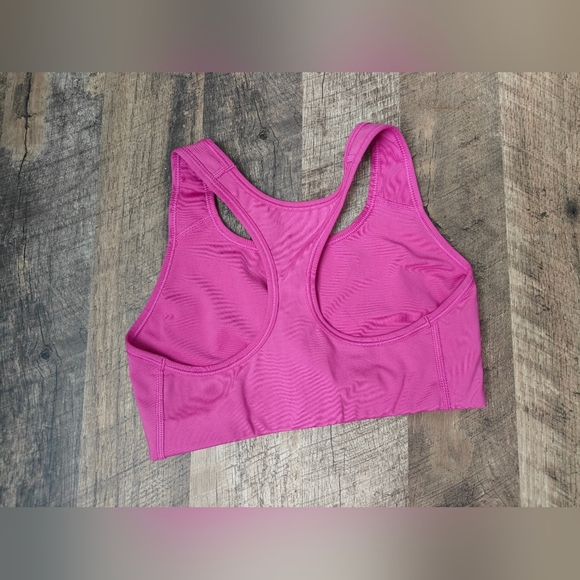 🤍Peleton Nike Dri Fit Pink Sports Bra Size Medium - Picture 2 of 3